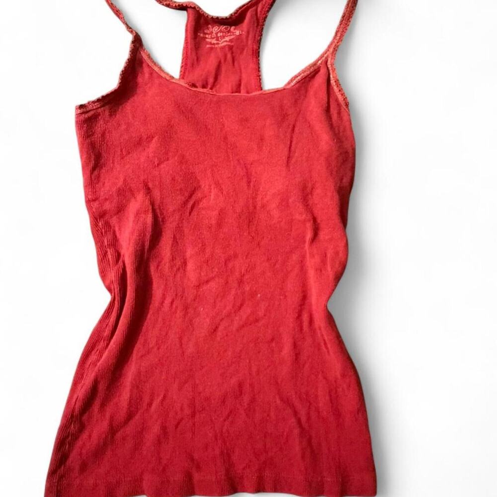 so wear it declare it red lace cami